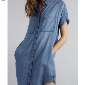 Thread & Supply Chambray Shirt Dress